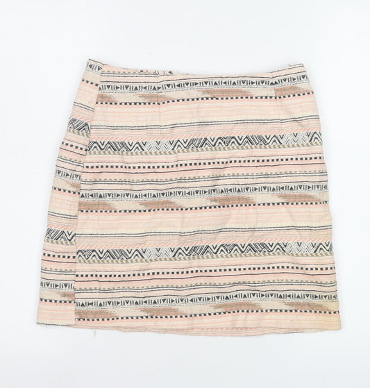 Womens UK Size 10 New Look Straight & Pencil Twill Skirt
