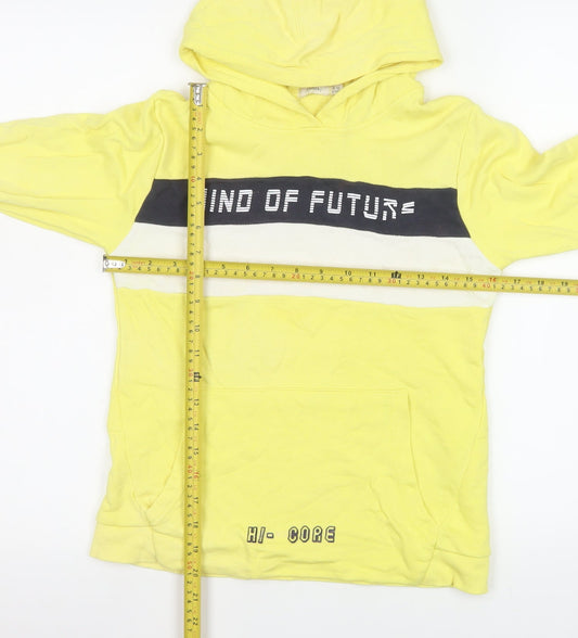 Boys UK Size 9 Years Sfera Yellow Pullover Hoodie