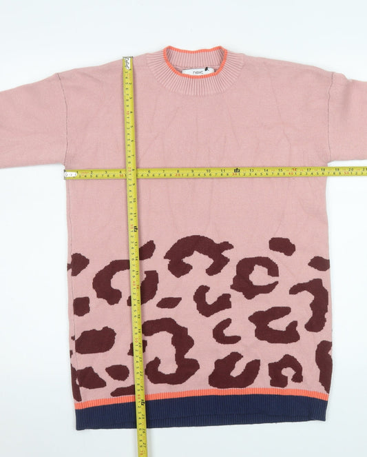 Womens UK Size S NEXT Pink Pullover Jumper