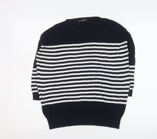 Womens UK Size 12 Mango Blue Pullover Jumper
