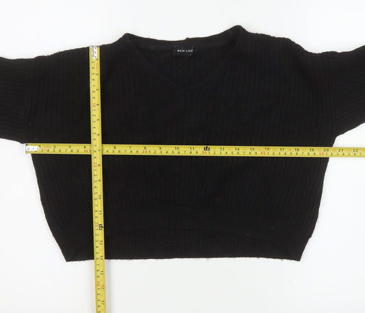 Womens UK Size S New Look Black Pullover Jumper