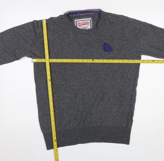 Mens UK Size M Superdry Grey Pullover Jumper