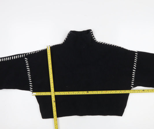 Womens UK Size S H&M Black Pullover Jumper