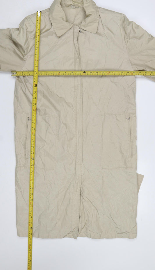 Womens UK Size 12 Daywear Beige Rain Coat