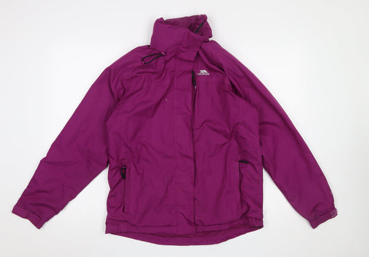 Womens UK Size S Trespass Purple Rain Coat
