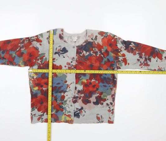 Kenar Women’s Multicoloured Floral Cardigan Size 16