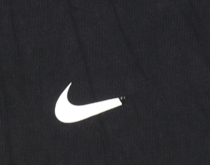 Nike Women Black Dri-FIT Full Zip Hoodie Sweatshirt M Sportswear