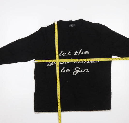 Womens UK Size 18 NEXT Black Pullover Jumper
