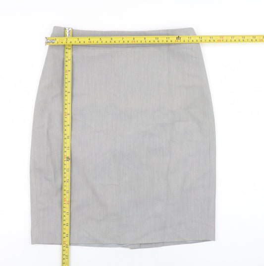 Womens UK Size 6 French Connection Straight & Pencil Twill Skirt