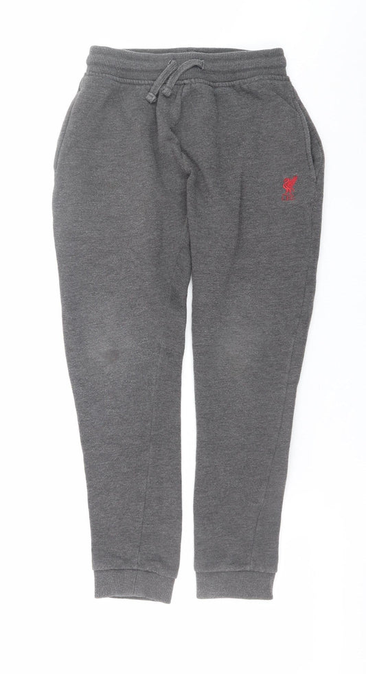 Boys UK Size 9-10 Years L.F.C. Regular Fit Jogger Grey Trousers