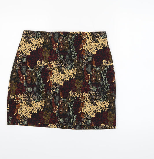 Womens UK Size 12 Dorothy Perkins Straight & Pencil Jacquard Skirt