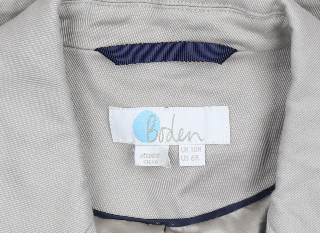 Womens UK Size 10 Boden Regular Beige Blazer