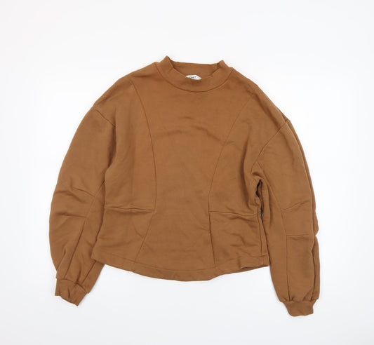 Womens UK Size M Only Brown Basic T-Shirt