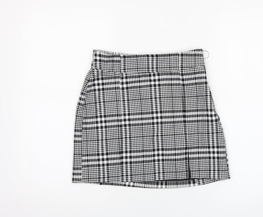 Womens UK Size M Bershka A-Line Twill Skirt