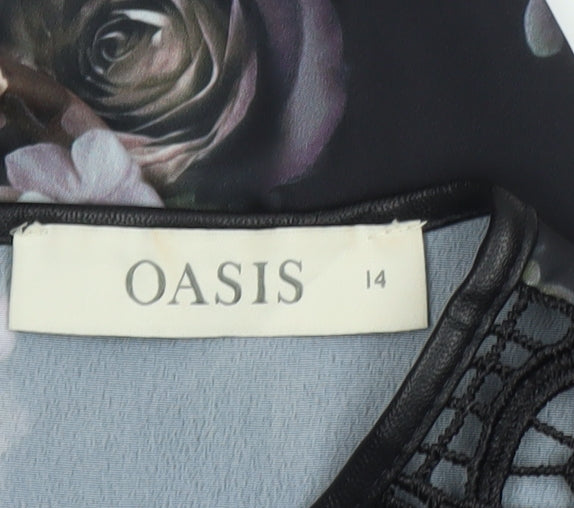 Womens UK Size 14 Oasis A-Line Dress