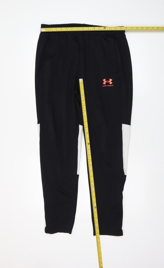 Under Armour Men's Black Athletic Joggers L Polyester Blend