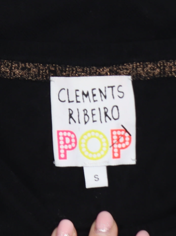 Womens UK Size S Clements Ribeiro Black Pullover Jumper