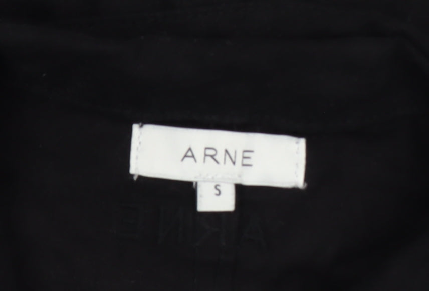 Mens UK Size S ARNE Black Basic Jacket