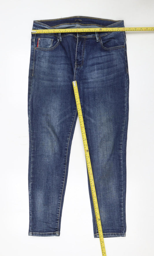 Womens UK Size 12 Kalisson Slim Fit Skinny Blue Jeans