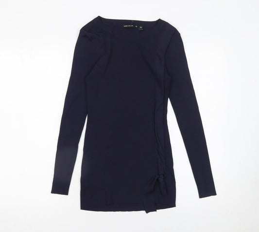 Womens UK Size XS Karen Millen Blue Pullover Jumper