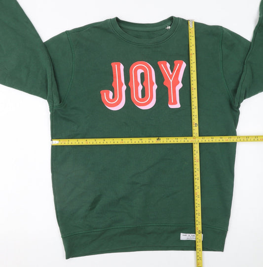 Womens UK Size M Stanley/Stella Green Pullover Sweatshirt