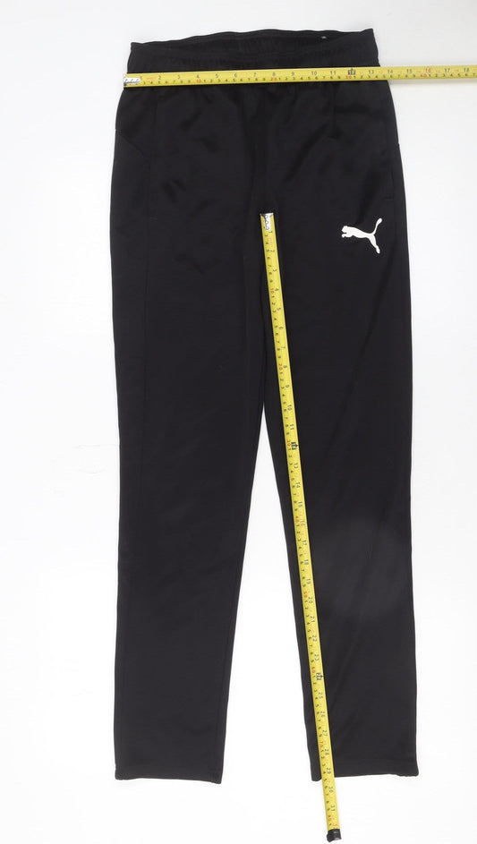 Puma Men's Black Jogger Trousers Size S Sportswear
