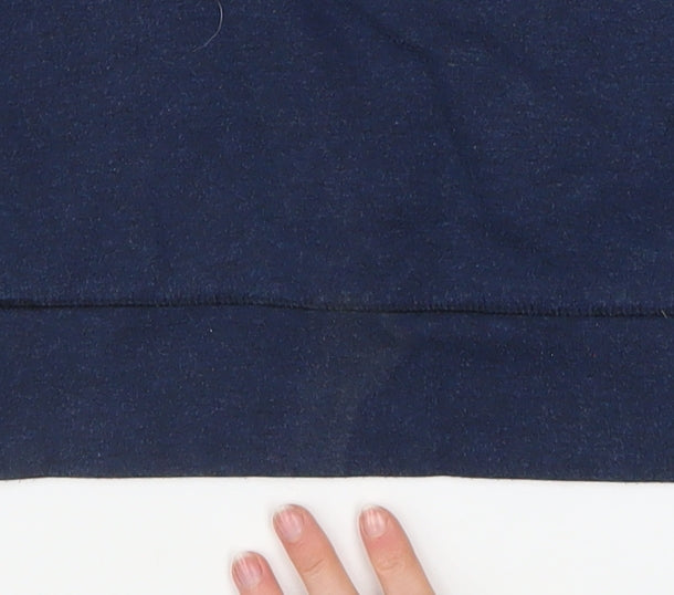 Mens UK Size S Napapijri Blue Pullover Hoodie