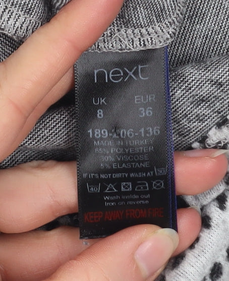 Womens UK Size 8 NEXT Grey Pullover Sweatshirt