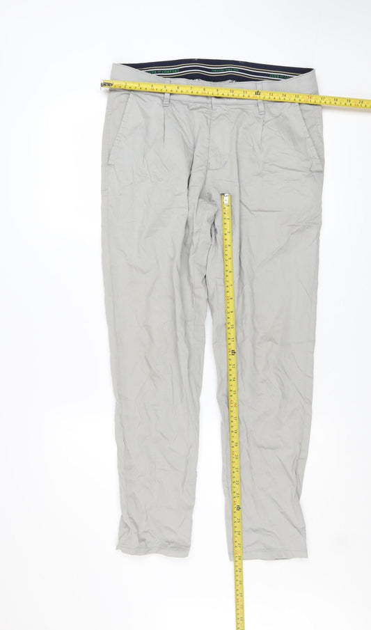Mens UK Size 32 Club of Comfort Regular Fit Chino Beige Trousers