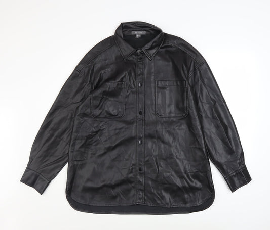 Womens UK Size 12 Primark Black Basic Jacket