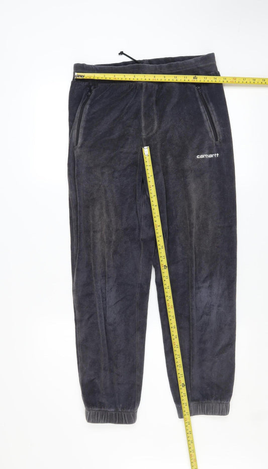 Mens UK Size XS Carhartt Regular Fit Jogger Grey Trousers
