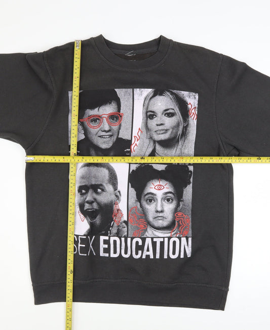 Mens UK Size M Netflix Black Pullover Sweatshirt