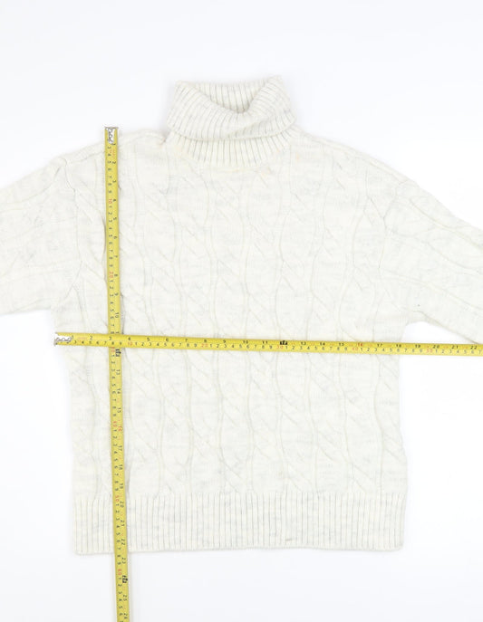 Womens UK Size S Marks and Spencer Ivory Pullover Jumper