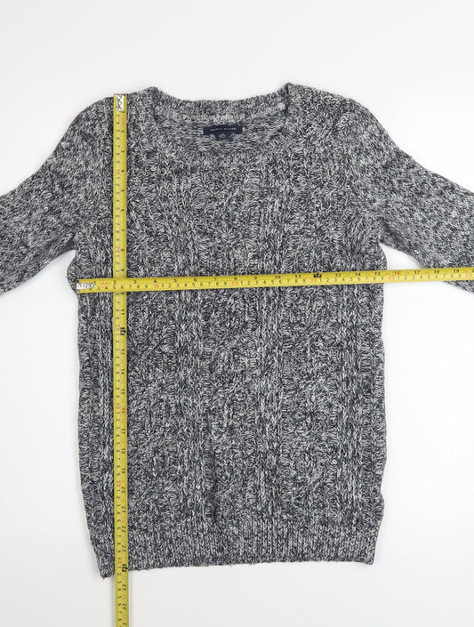 Womens UK Size XS Tommy Hilfiger Grey Pullover Jumper