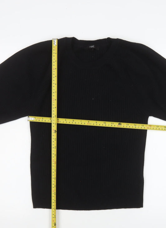 Womens UK Size 14 NEXT Black Pullover Jumper