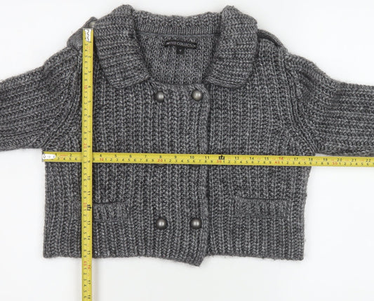 Womens UK Size 12 Marks and Spencer Grey Cardigan Jumper