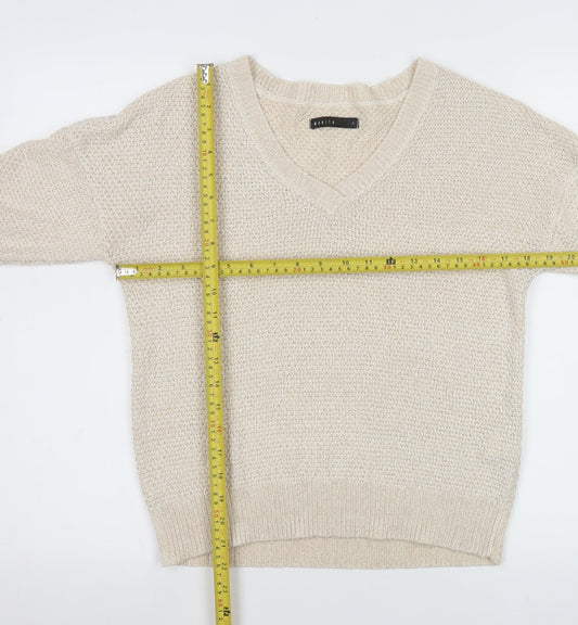 Womens UK Size S Mohito Beige Pullover Jumper