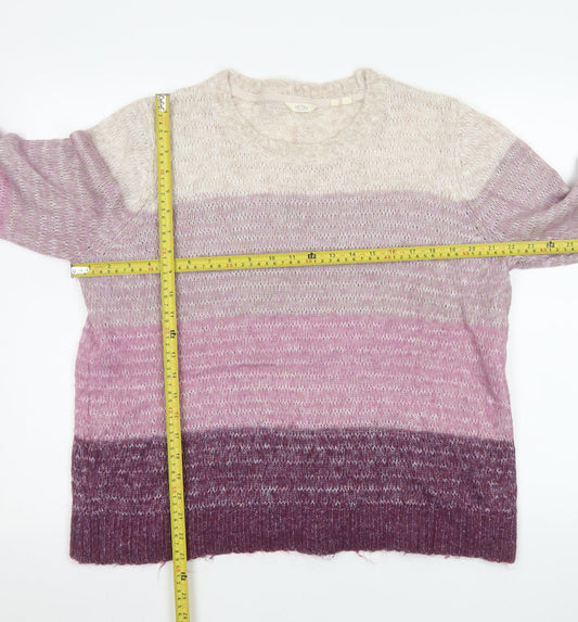 Womens UK Size 16 Fat Face Multicoloured Pullover Jumper