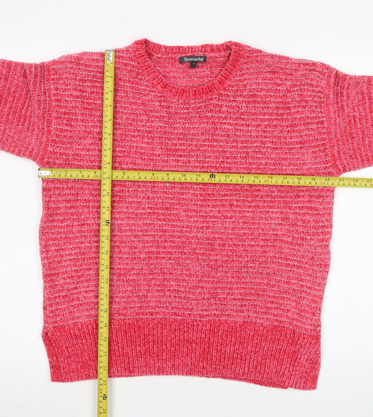Womens UK Size 12 Bonmarché Pink Pullover Sweatshirt