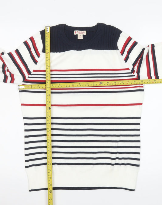 Womens UK Size M Brooks Brothers Multicoloured Pullover Jumper