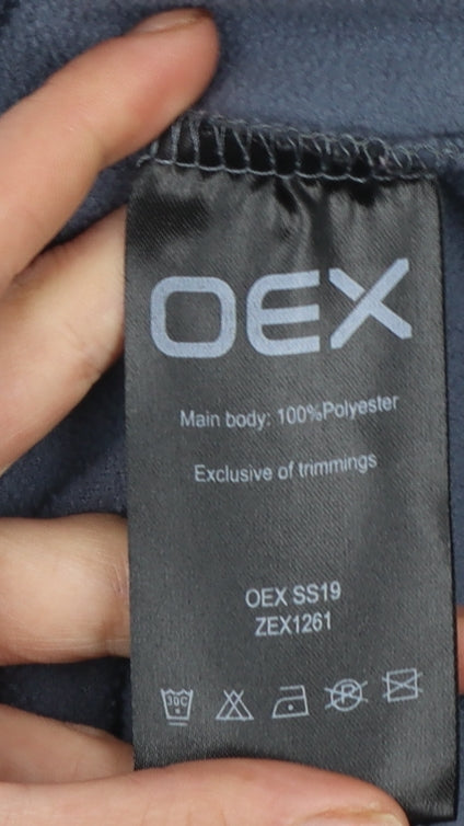 Womens UK Size 8 OEX Blue Pullover Sweatshirt