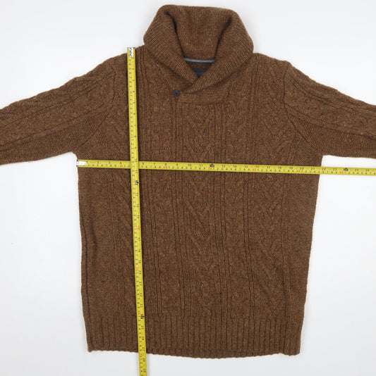 Mens UK Size M Rocha John Rocha Brown Pullover Jumper