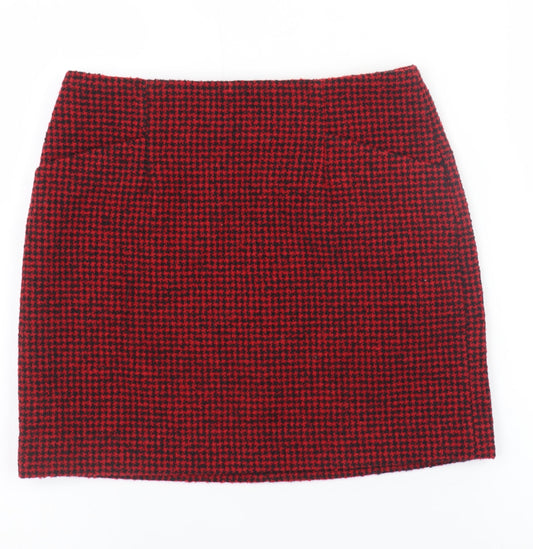 Womens UK Size S MNG Straight & Pencil Tweed Skirt