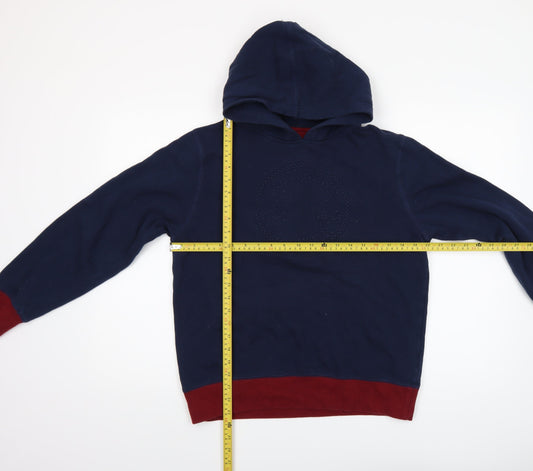 Converse All Star Boys Navy Pullover Hoodie XL 13-15 Years Cotton Blend
