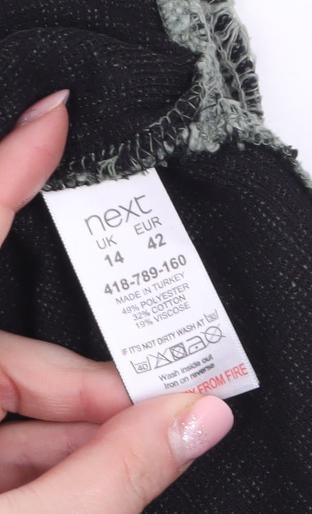 Womens UK Size 14 NEXT Grey Basic T-Shirt