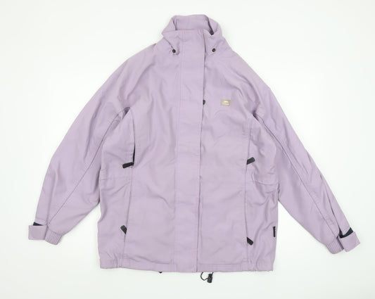 Womens UK Size S Trespass Purple Basic Jacket