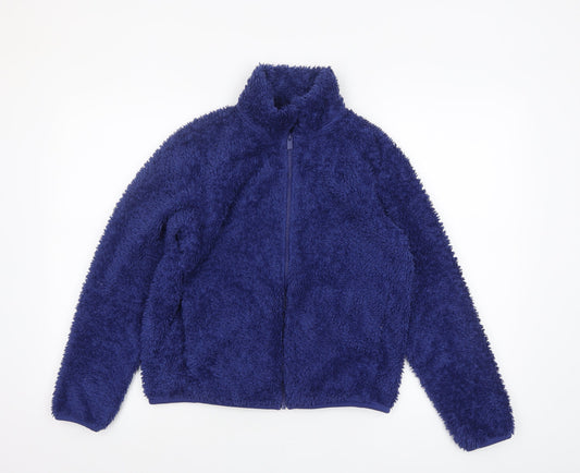 Womens UK Size XS Uniqlo Blue Basic Jacket