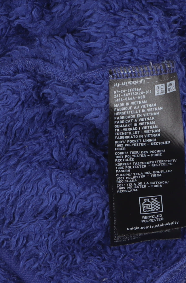 Womens UK Size XS Uniqlo Blue Basic Jacket
