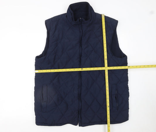 Mens UK Size 2XL Hawkshead Blue Quilted Coat