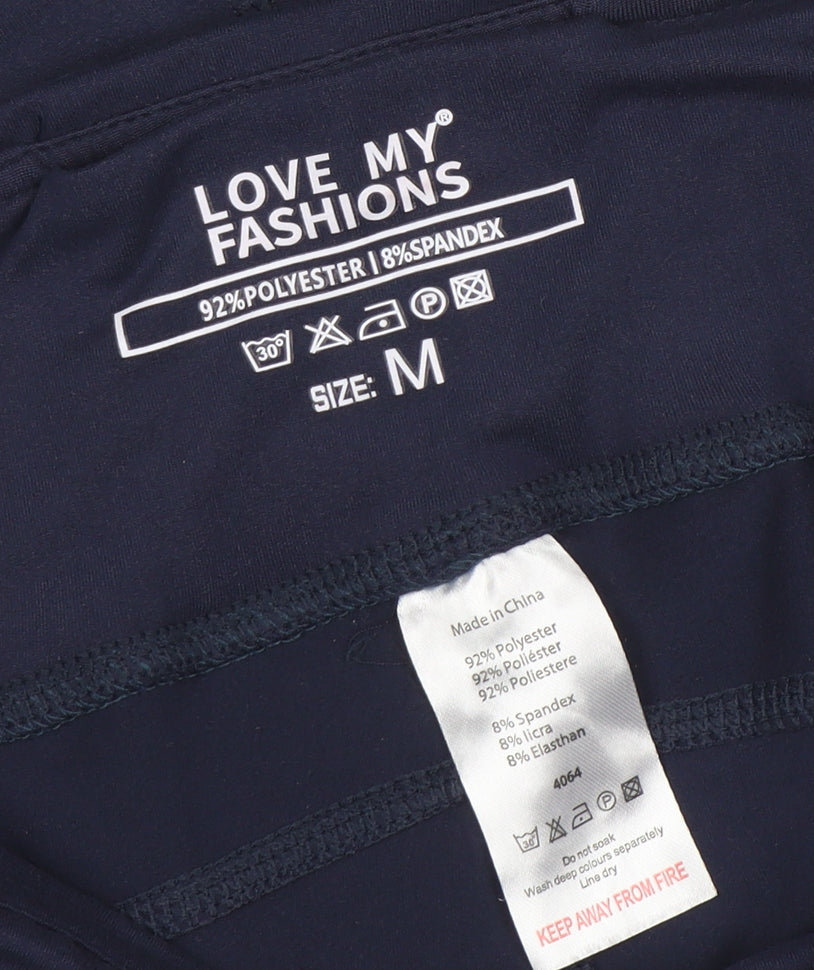 Womens UK Size M Love My Fashions Slim Fit Leggings Blue Leggings